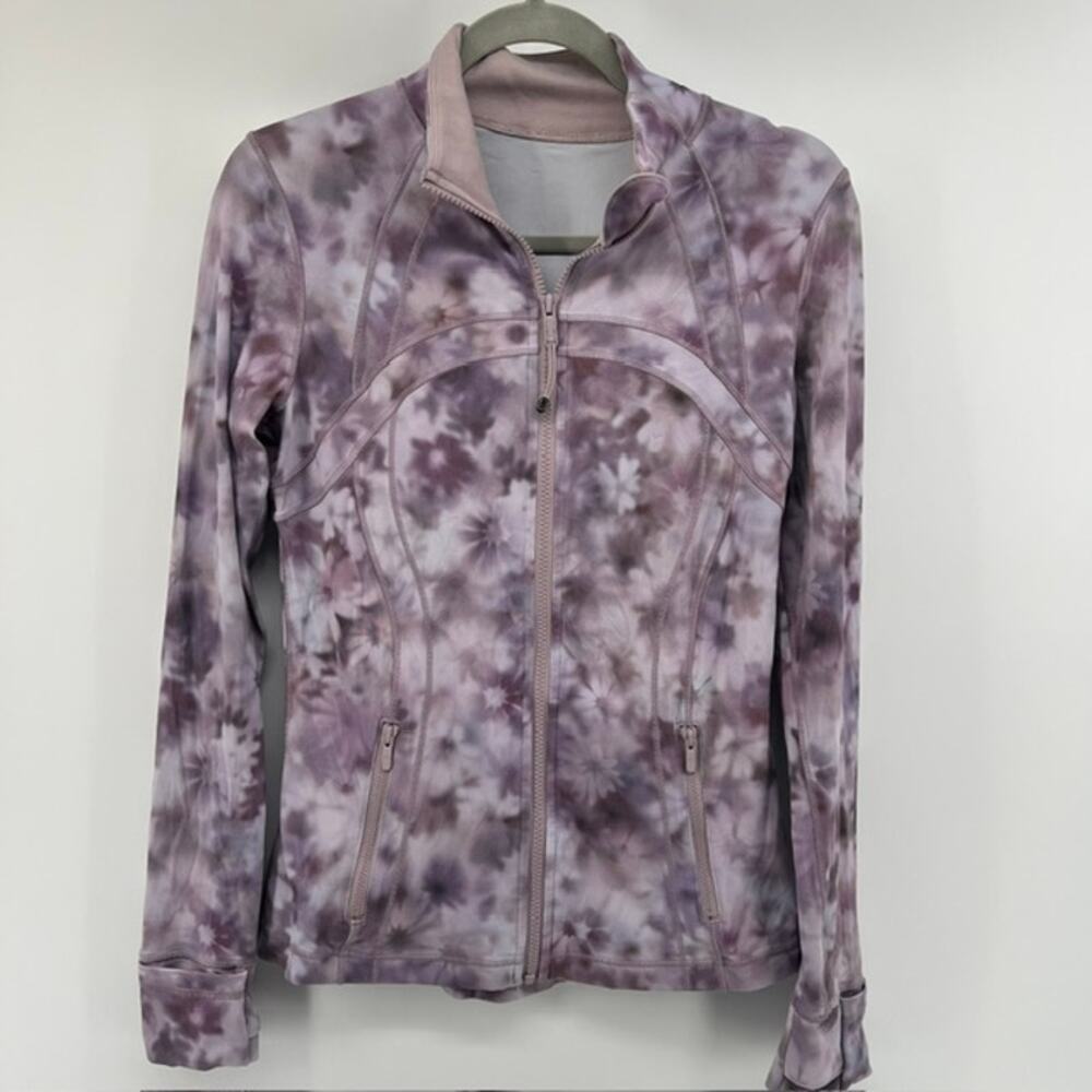 Lululemon Define Jacket Nulu Womens 8 Meadow Haze Pink Multi Jacket Active Yoga